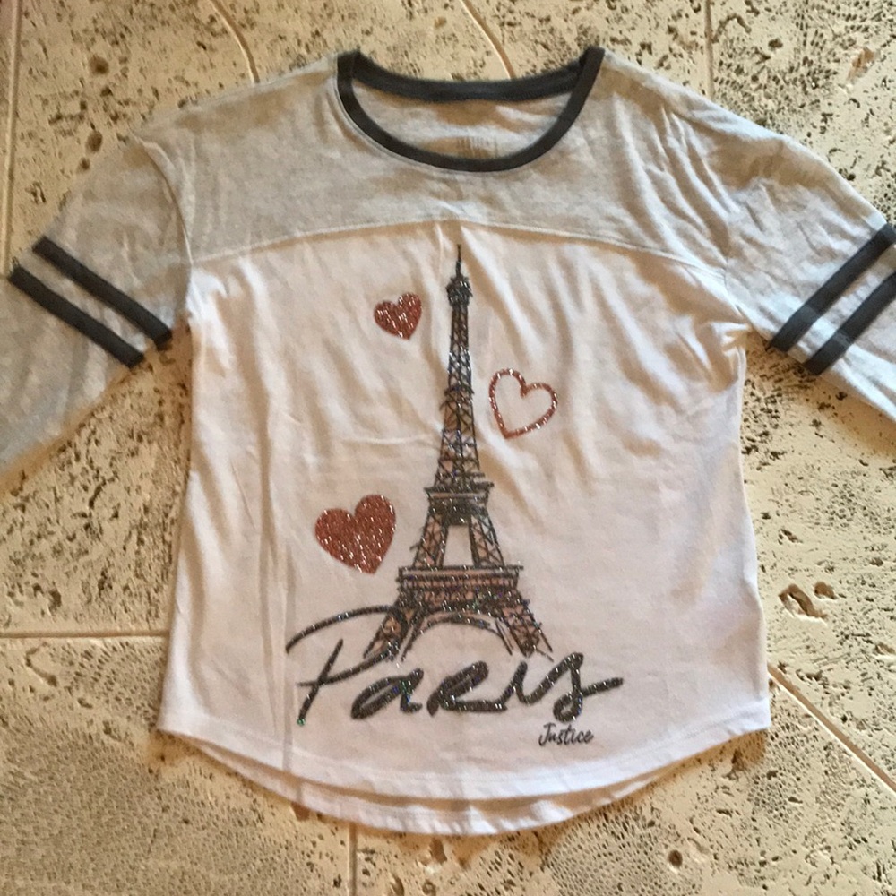 NWOT Girls Justice shirt